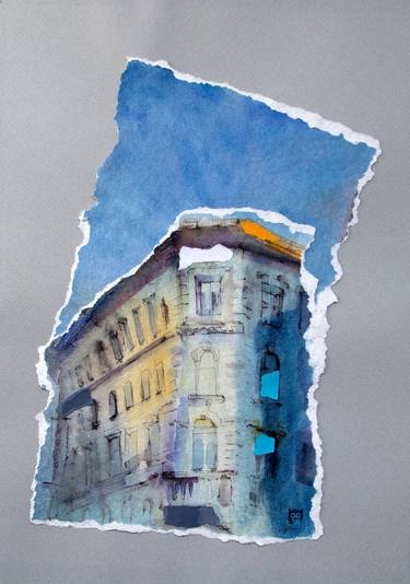 Original Architecture Paintings by Adelina Vasseva