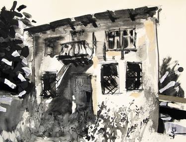 Original Home Mixed Media by Adelina Vasseva