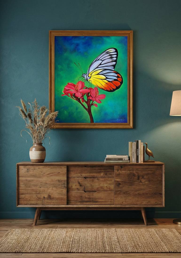 Original Realism Floral Painting by Sekar Rajagopal