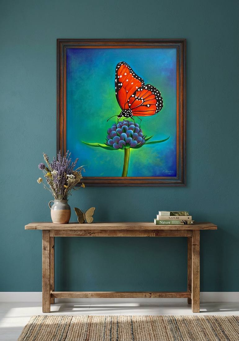 Original Realism Floral Painting by Sekar Rajagopal