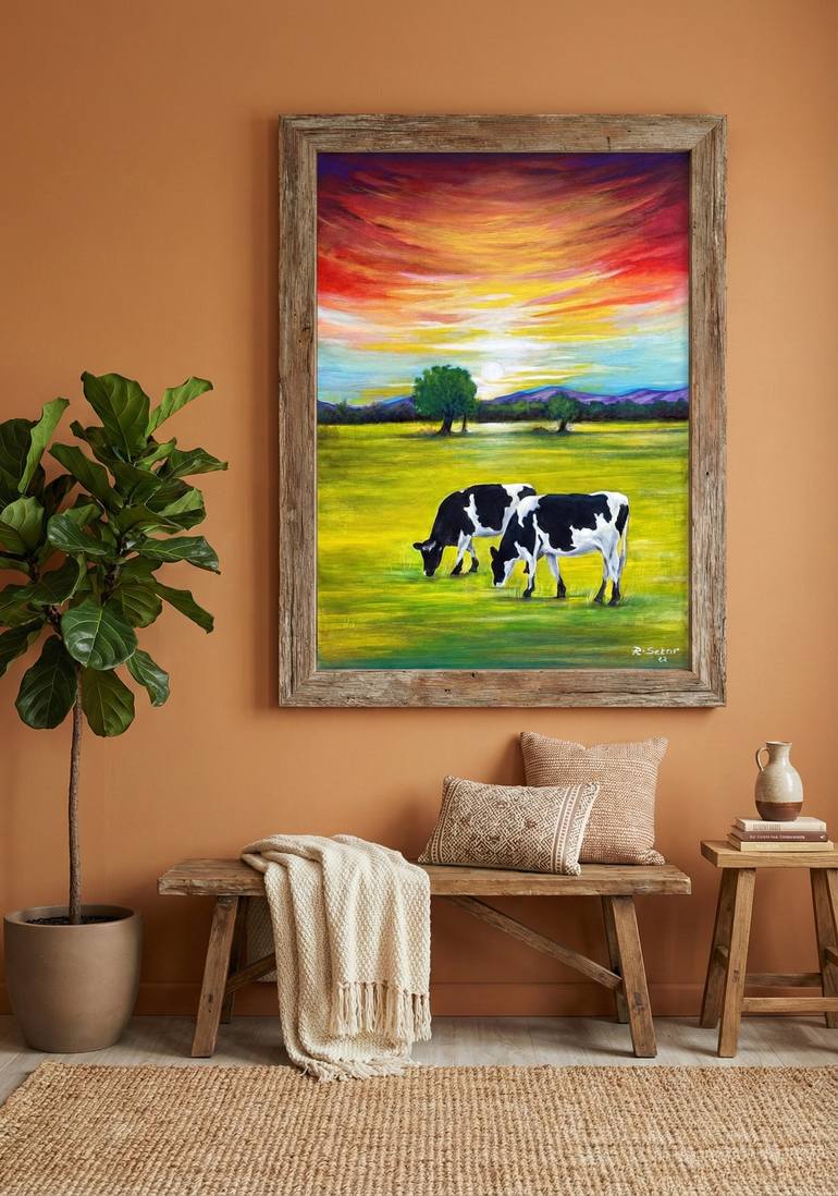 Original Realism Animal Painting by Sekar Rajagopal