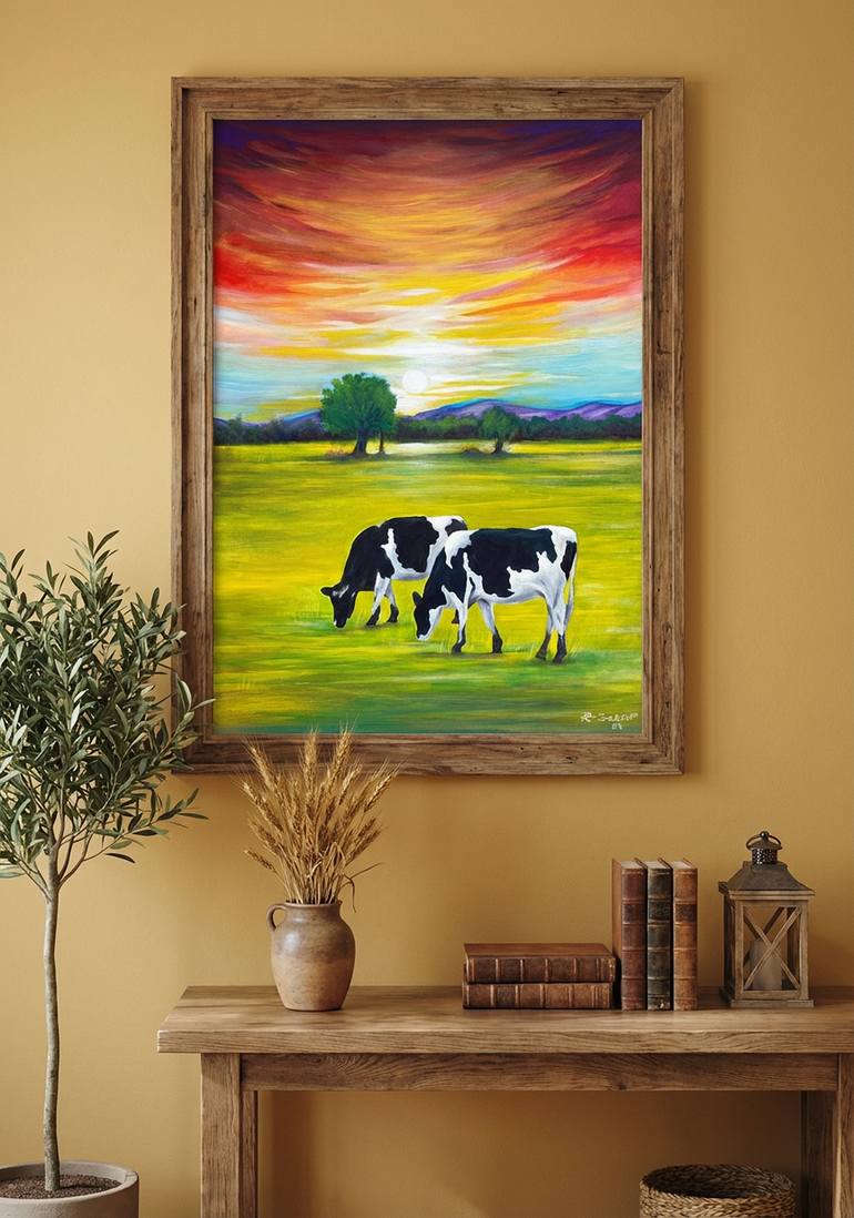 Original Realism Animal Painting by Sekar Rajagopal