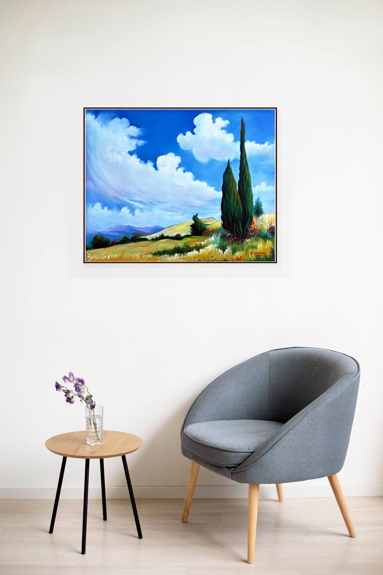 Original Realism Nature Painting by Sekar Rajagopal