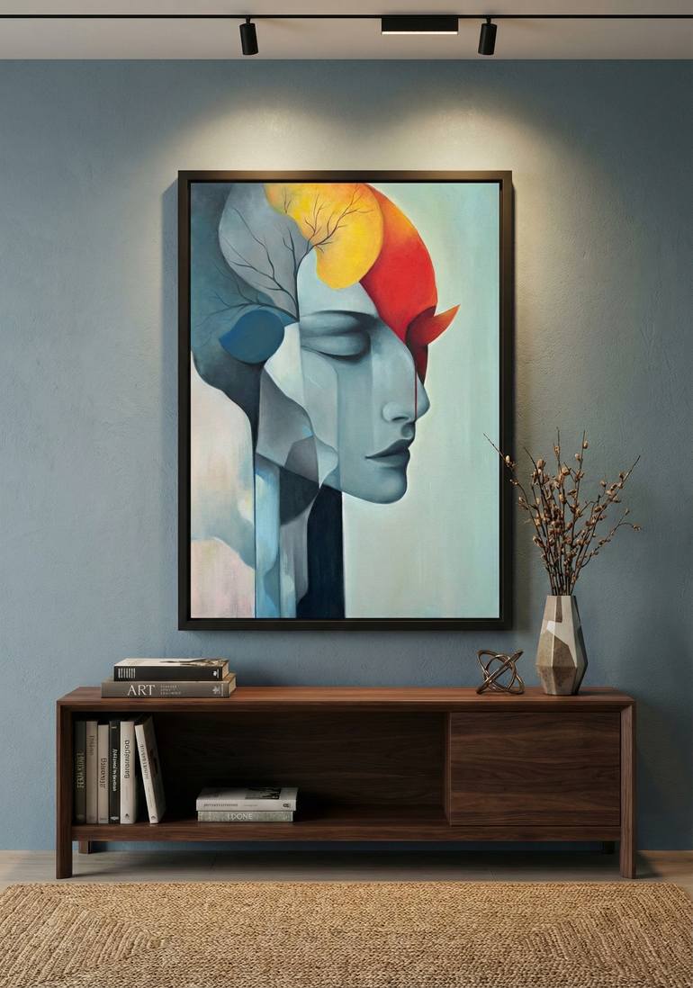 Original Abstract Painting by Sekar Rajagopal