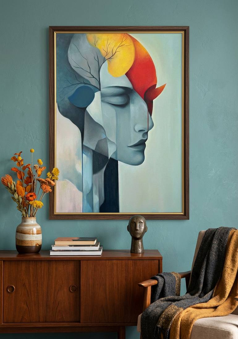 Original Abstract Painting by Sekar Rajagopal