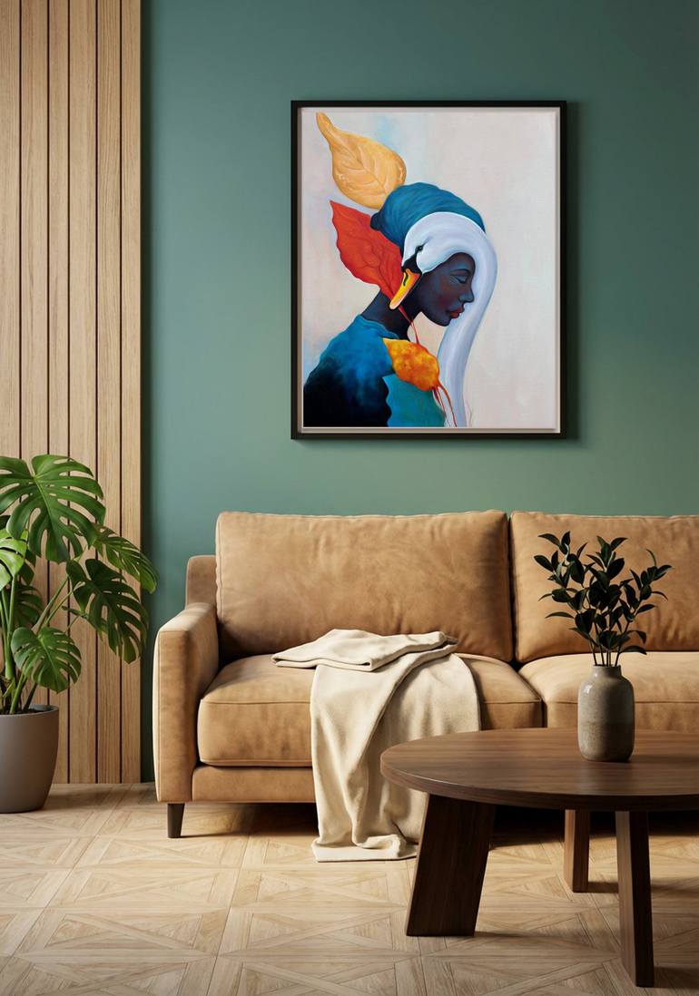 Original Abstract Fantasy Painting by Sekar Rajagopal