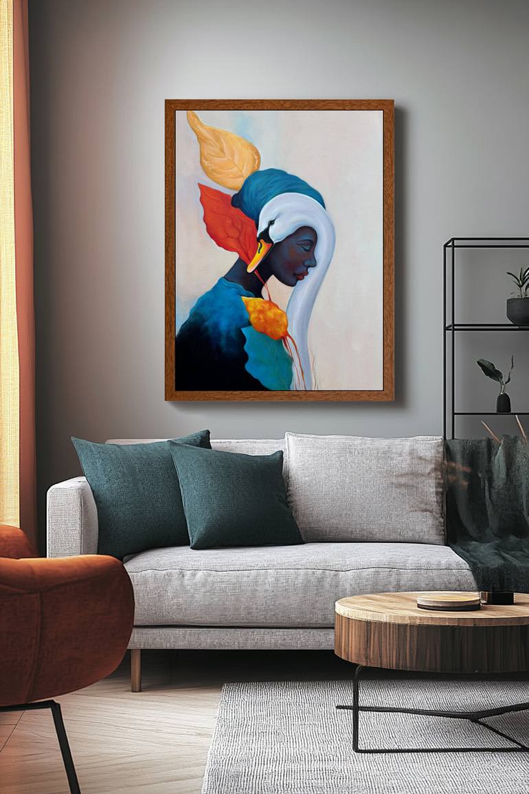Original Abstract Fantasy Painting by Sekar Rajagopal