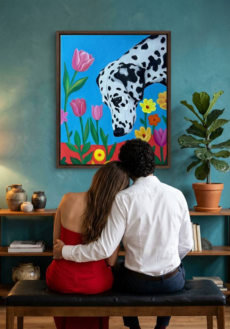 Original Abstract Animal Painting by Sekar Rajagopal