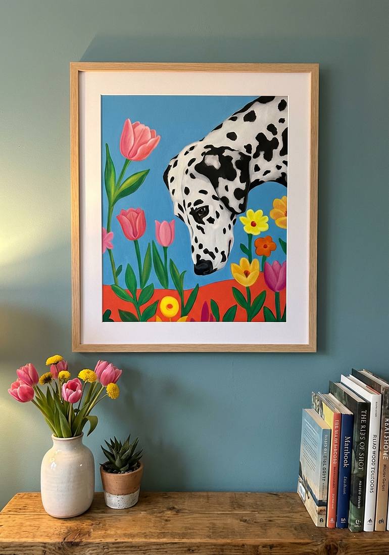 Original Abstract Animal Painting by Sekar Rajagopal