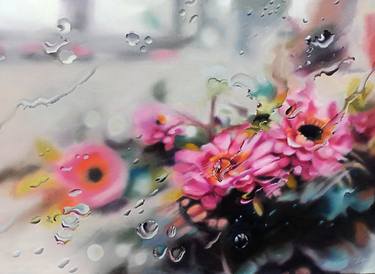 Original Realism Floral Paintings by Hafsa Asad