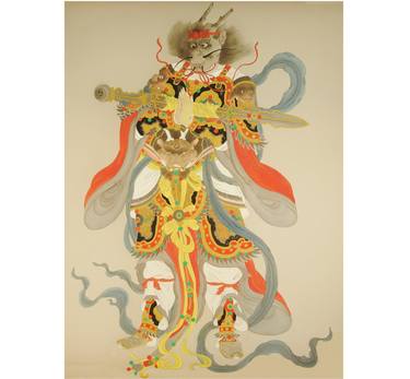 Original Art Nouveau Classical Mythology Paintings by Dongmei Wang