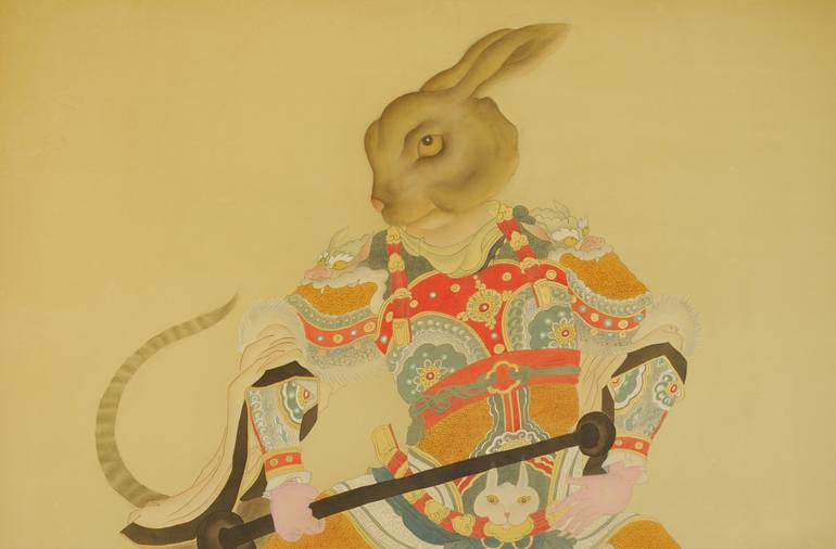 Original World Culture Painting by Dongmei Wang