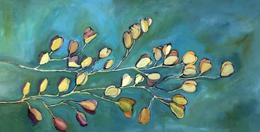 Original Impressionism Botanic Paintings by Olga Shatalova