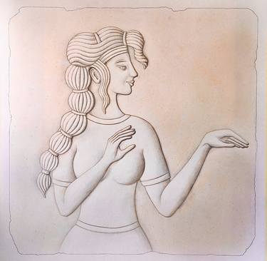 Original Classical mythology Drawings by Maryna Pavlusha