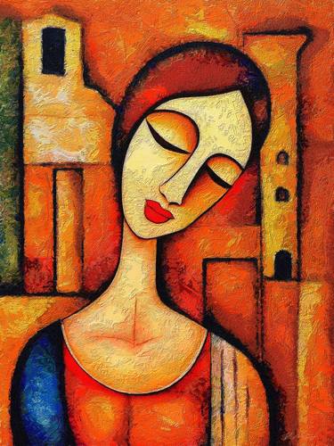 Print of Fine Art Women Digital by Satyakam Garg