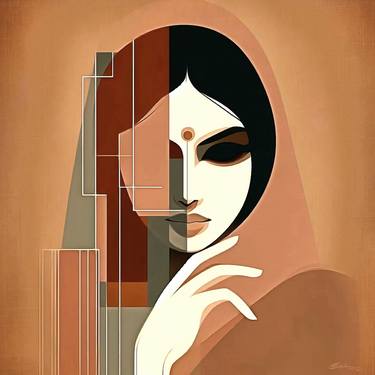 Original Fine Art Women Digital by Satyakam Garg