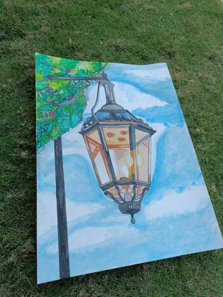 Original Street Art Light Painting by Skills Gallery