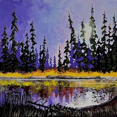 Original Impressionism Landscape Painting by Jim White