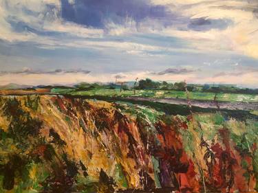 Original Expressionism Landscape Painting by Jackie Holms