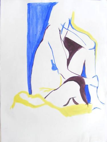 Original Nude Painting by Annaly Keane