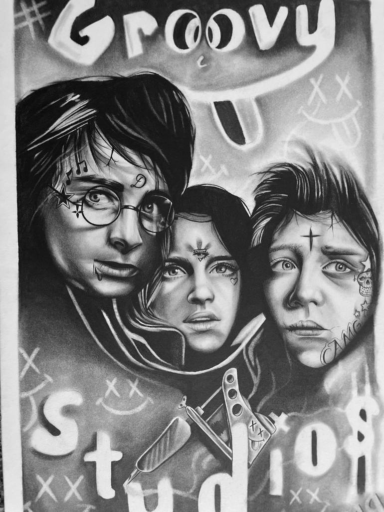 Harry Potter Prisoner of Azkaban Pencil Drawing Drawing by Ryan