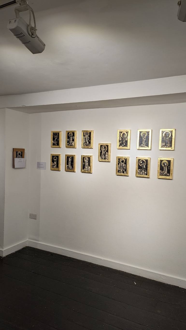 Original Figurative Portrait Printmaking by Guy O'Harrison