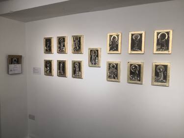 Original Figurative Portrait Printmaking by Guy O'Harrison