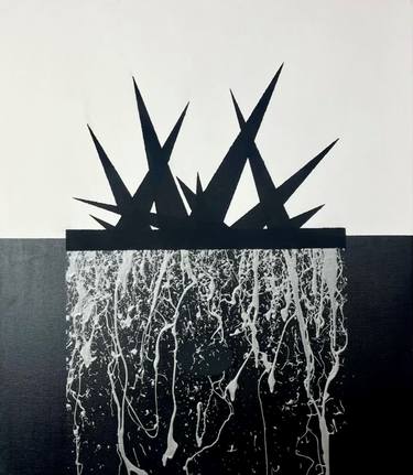 Original Abstract Expressionism Abstract Painting by Federico Bernardi