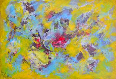 Original Abstract Expressionism Abstract Paintings by Isabelle Vobmann