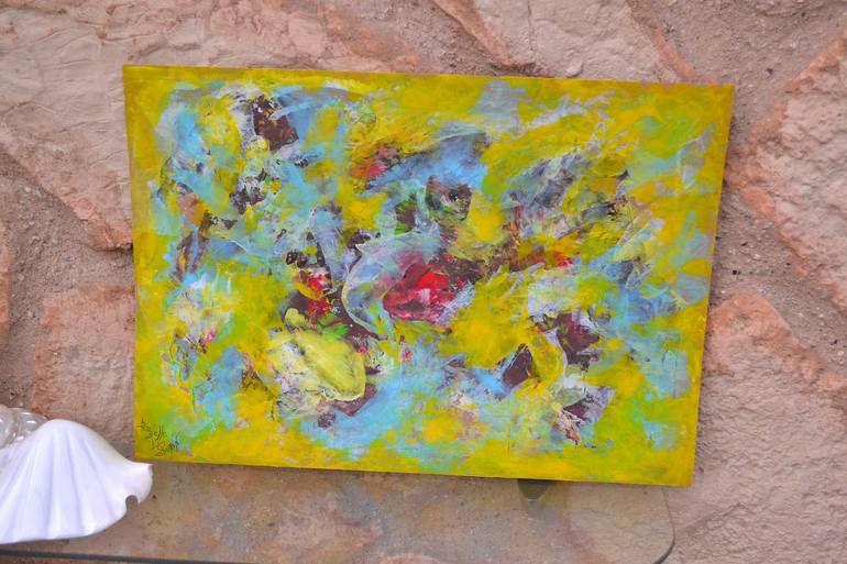 Original Abstract Painting by Isabelle Vobmann