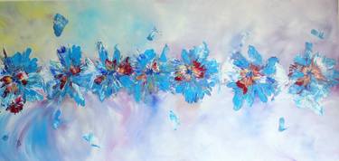 Original Impressionism Abstract Paintings by Isabelle Vobmann