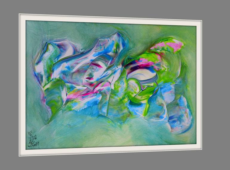 Original Abstract Painting by Isabelle Vobmann