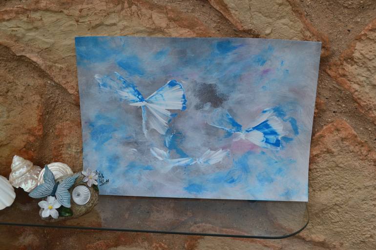 Original Abstract Expressionism Abstract Painting by Isabelle Vobmann