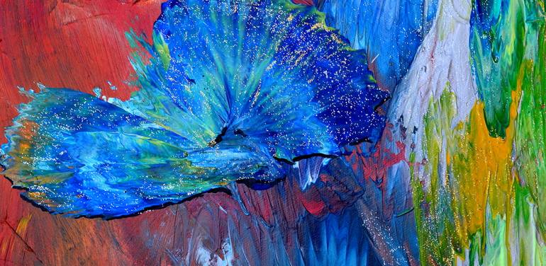Original Art Deco Abstract Painting by Isabelle Vobmann