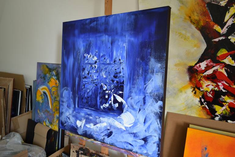 Original Abstract Expressionism Abstract Painting by Isabelle Vobmann