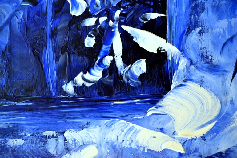 Original Abstract Expressionism Abstract Painting by Isabelle Vobmann