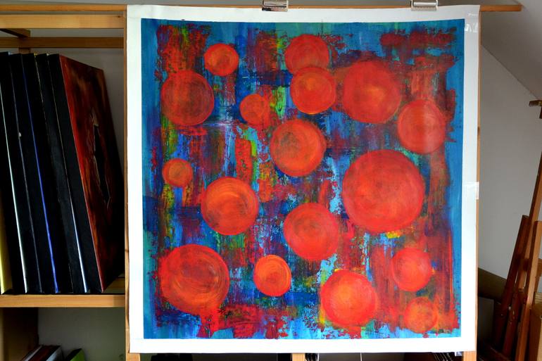 Original Modernism Abstract Painting by Isabelle Vobmann