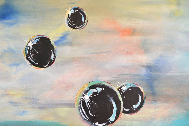 Original Contemporary Outer Space Painting by Isabelle Vobmann
