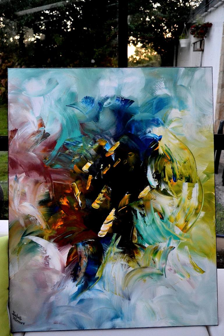 Original Abstract Painting by Isabelle Vobmann