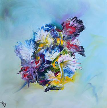 Original Floral Paintings by Isabelle Vobmann
