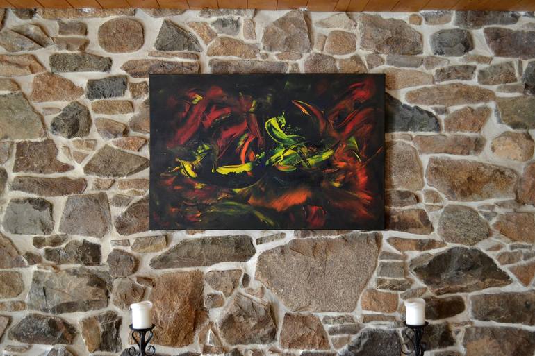 Original Abstract Painting by Isabelle Vobmann