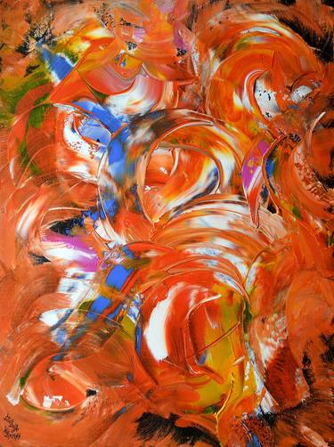 Original Abstract Paintings by Isabelle Vobmann