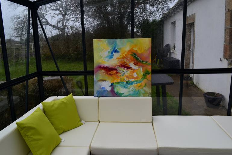 Original Abstract Painting by Isabelle Vobmann