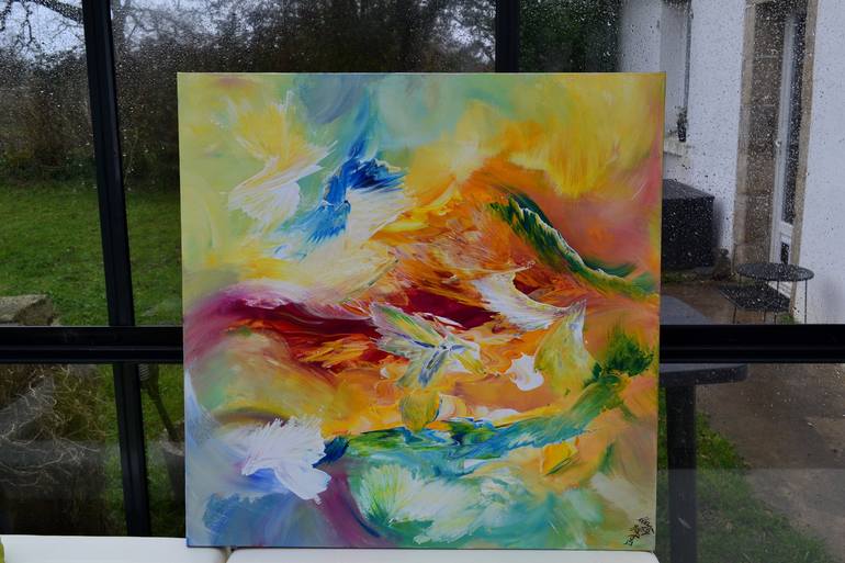 Original Abstract Painting by Isabelle Vobmann