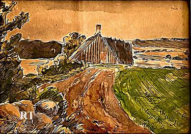 Original Illustration Landscape Digital by Antique Art Collection NFTs