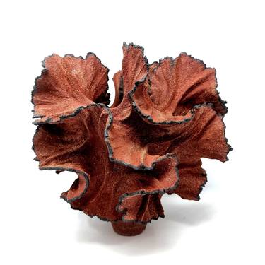 Red Leaf Stonewear Sculpture // 189 thumb