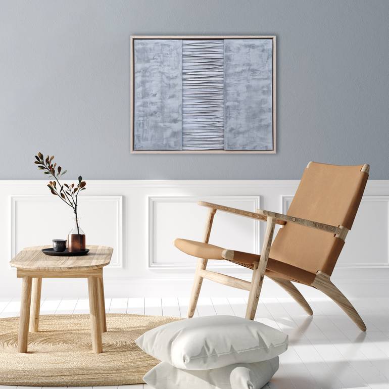 Original Bauhaus Abstract Mixed Media by Rikke Laursen