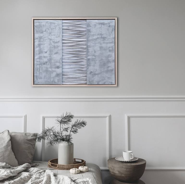 Original Bauhaus Abstract Mixed Media by Rikke Laursen