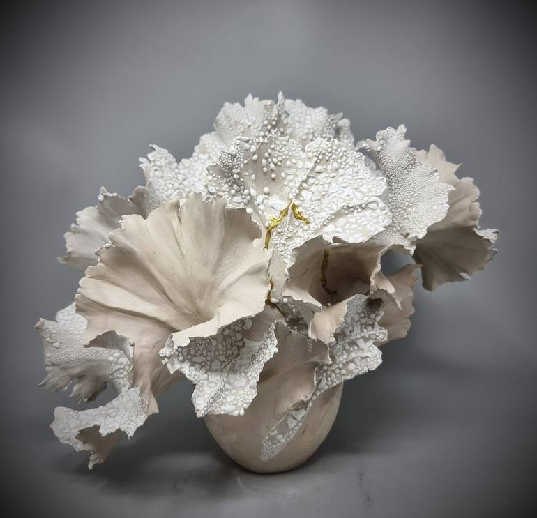 Original Fine Art Abstract Sculpture by Rikke Laursen