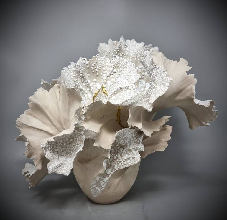 Original Fine Art Abstract Sculpture by Rikke Laursen
